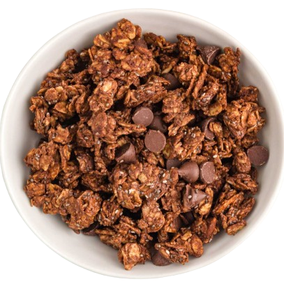 Granola de chocolate