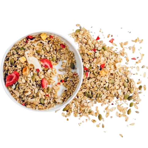 Granola de fresa